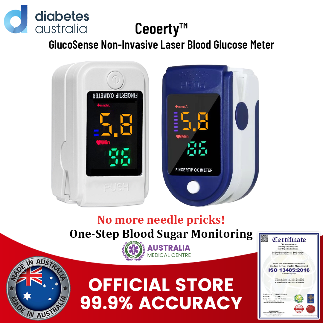 Ceoerty™ GlucoSense Non-Invasive Laser Blood Glucose Meter